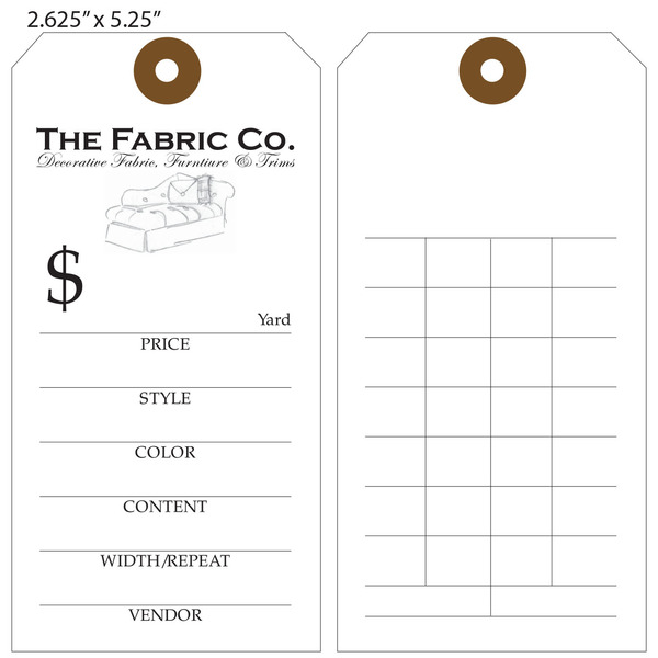 fabric hang tags