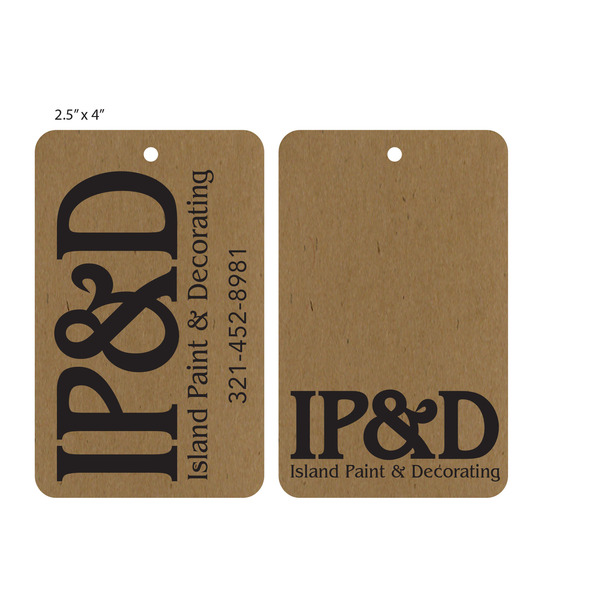 Custom EcoFriendly Recycled Paper Hang Tags St. Louis Tag