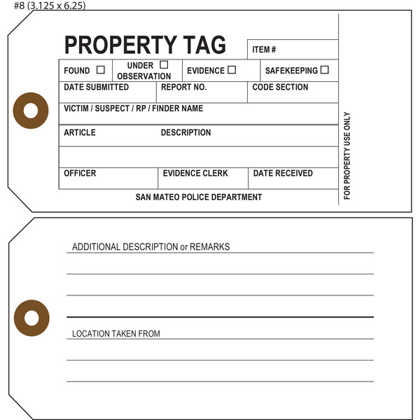  Free Printable Evidence Label Template Printable Templates